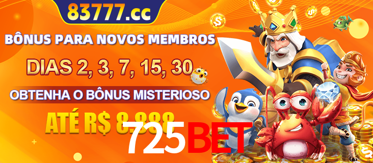 Anúncio dos benefícios para Membro VIP Sênior na plataforma 725BET, incluindo bônus promocionais, semanais e mensais, ilustrado com o personagem Fortune Tiger.